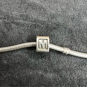 RETIRED Pandora Letter “M” Charm